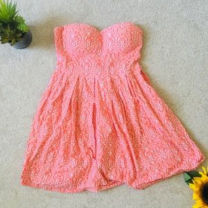 Strapless Dress Women’s/Junior’s Coral